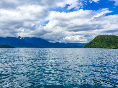 四川泸沽湖风景