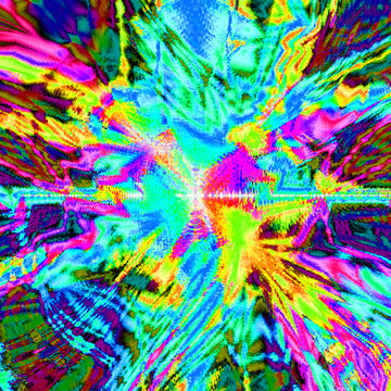 幻彩炫彩幾何線條圖案