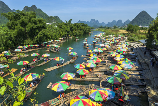 遇龙河漂流