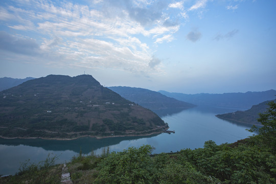 金沙江向家坝库区自然风光