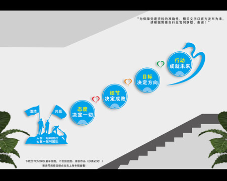 公司樓梯文化墻
