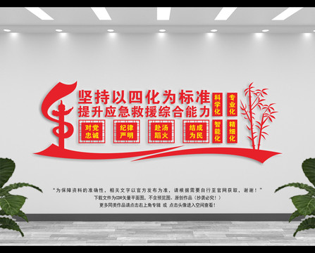 應急救援文化墻