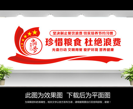 拒絕浪費文化墻