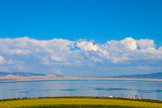 美丽的青海湖风景区