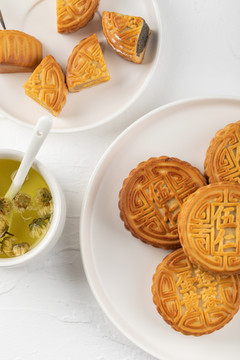 中国传统节日中秋节月饼