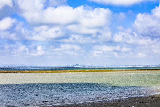 海岛渔村海滨风光