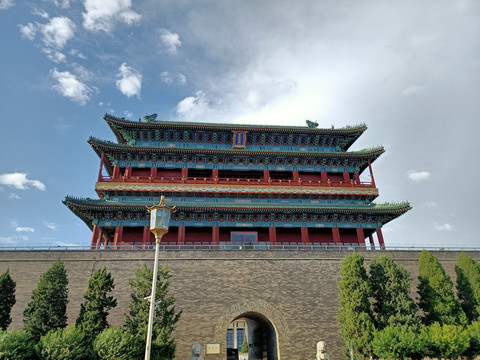 北京前门正阳门城楼历史名胜古迹