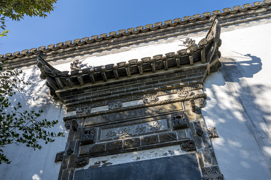 中式徽派古建筑牌楼
