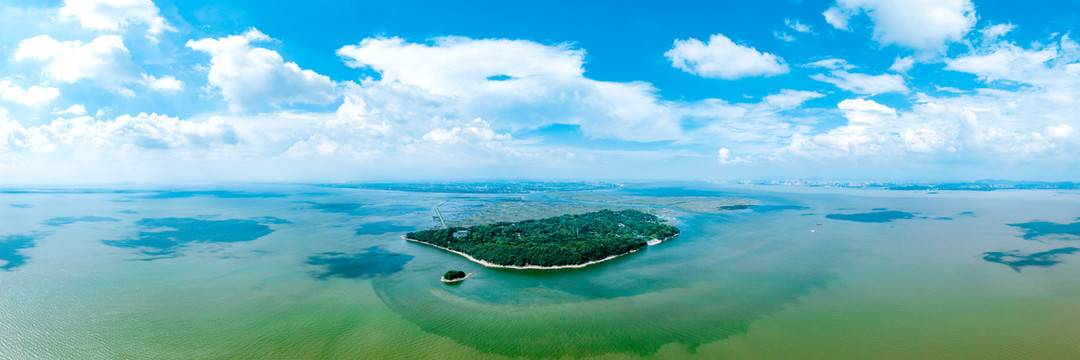 湖南岳阳君山爱情岛