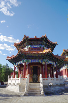 北京景山公园碑亭