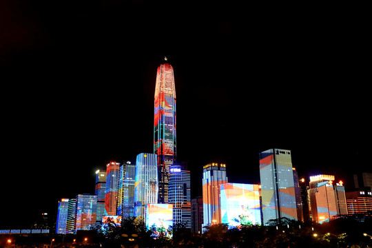 深圳市民广场灯光秀
