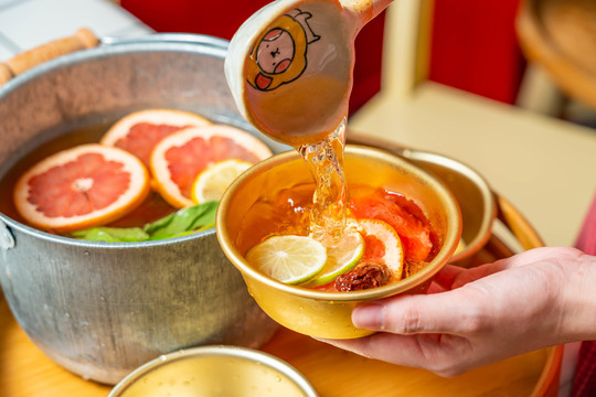 夏日水果冰饮