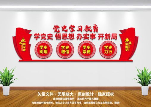 學黨史文化墻