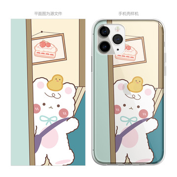 原創(chuàng)可愛動物手機殼