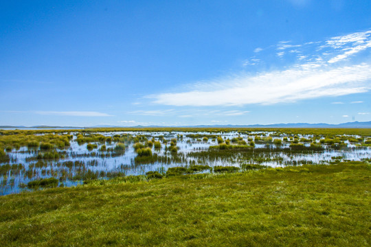 甘肃风光花湖风景区