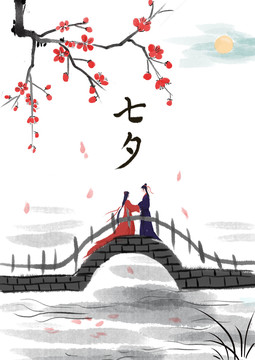 七夕情人節(jié)海報(bào)