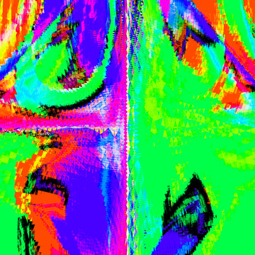 黃色灰色幾何地毯