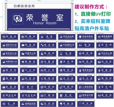 派出所門牌