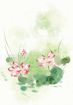 古風(fēng)荷花