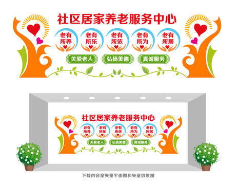 居家養(yǎng)老服務(wù)文化墻