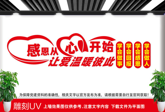 感恩教育文化墻