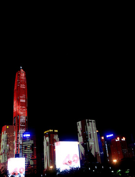 深圳市民中心夜色灯光秀