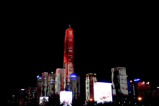 深圳市民广场绚丽灯光秀