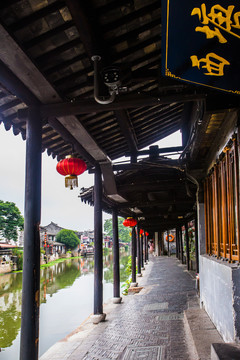 西塘古镇风雨长廊