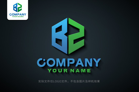 字母BZ標(biāo)志ZB