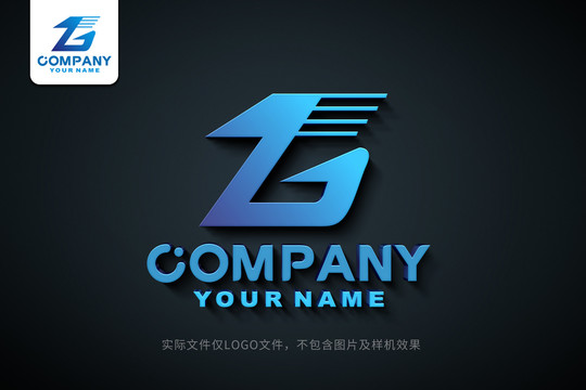 ZG字母GZ標志ZG