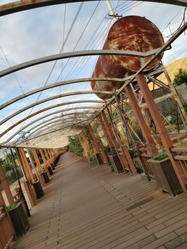 生态木景观花架长廊