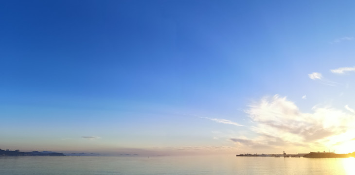 海边落日