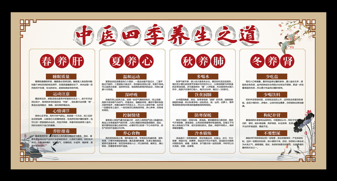 四季養(yǎng)生之道