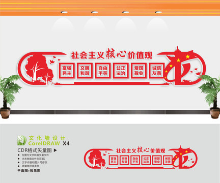 價值觀宣傳文化墻