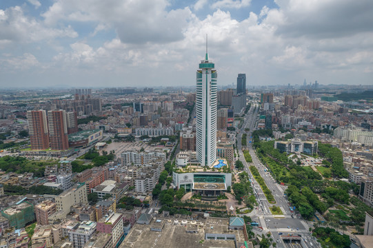 东莞市厚街镇全景