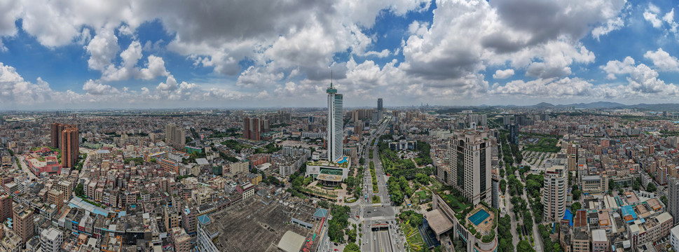 东莞厚街镇全景