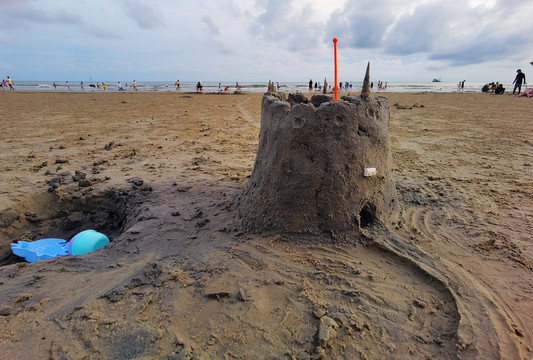 沙滩城堡