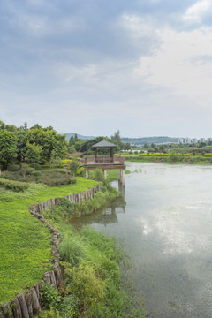 云南石屏异龙湖自然景观