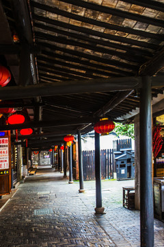 西塘古镇风雨长廊