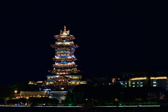 越王楼夜景