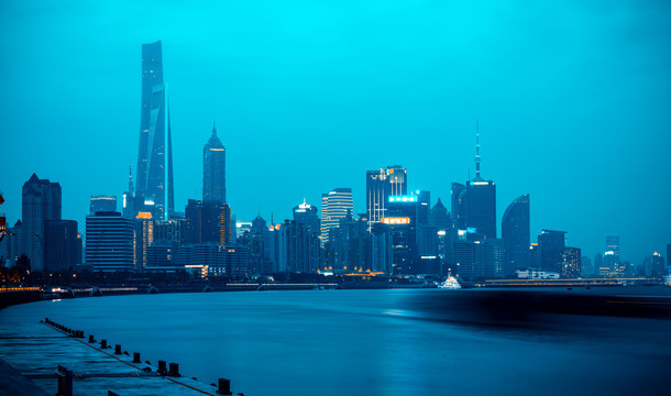 上海CBD夜景