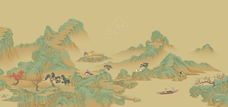 青綠山水