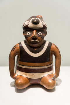 纳斯卡文化战士形陶瓶