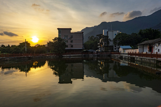 乡村早晨美景