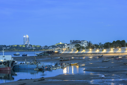 厦门海沧湾夜景