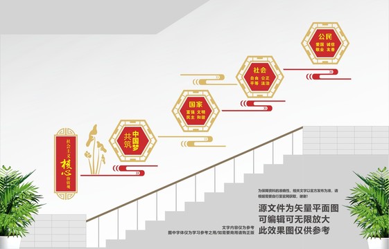 核心價(jià)值觀樓道