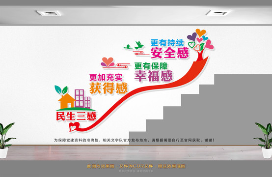 民生三感樓梯文化墻