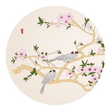 工筆花鳥