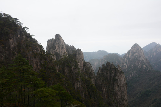 水墨黄山