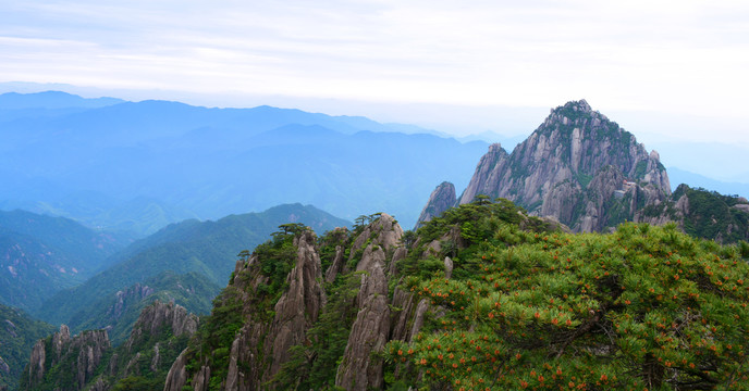 水墨黄山